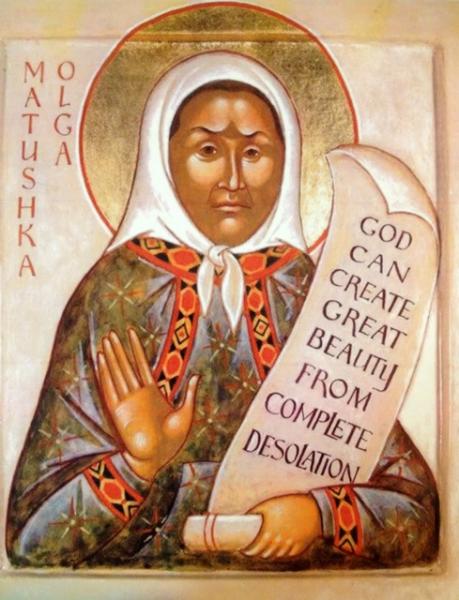 matushka olga michael saints orthodox saint icon kwethluk herman icons america north priest