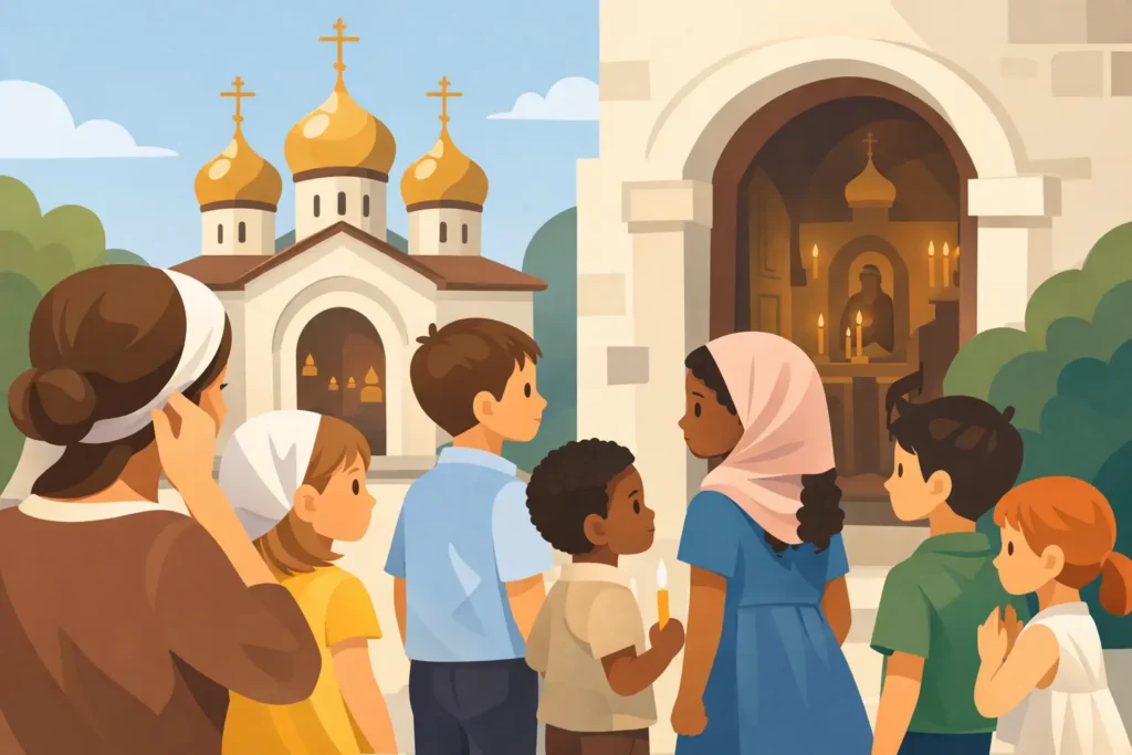 Preparing Children for Liturgy at Church