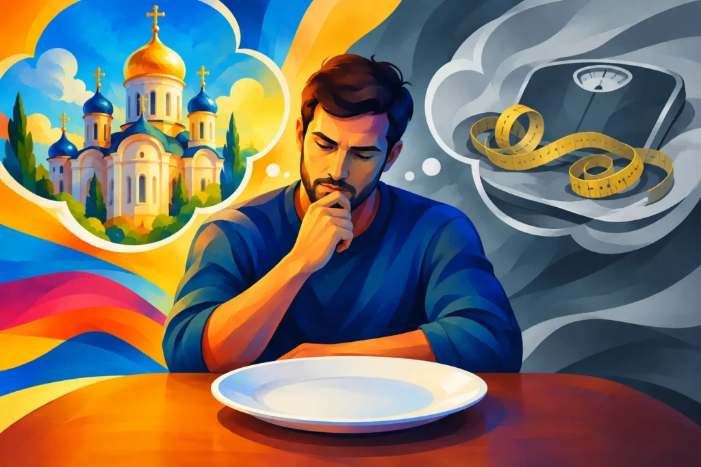 Orthodox fasting versus dieting